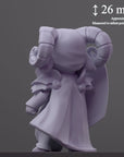 The Guardian - Curious Critters of Whimsy Isle - 3d Printed Miniature Sculpted by Velrock Art Miniatures