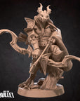 Dragonborn Ranger - 3d Printed Miniature sculpted by Bite the Bullet