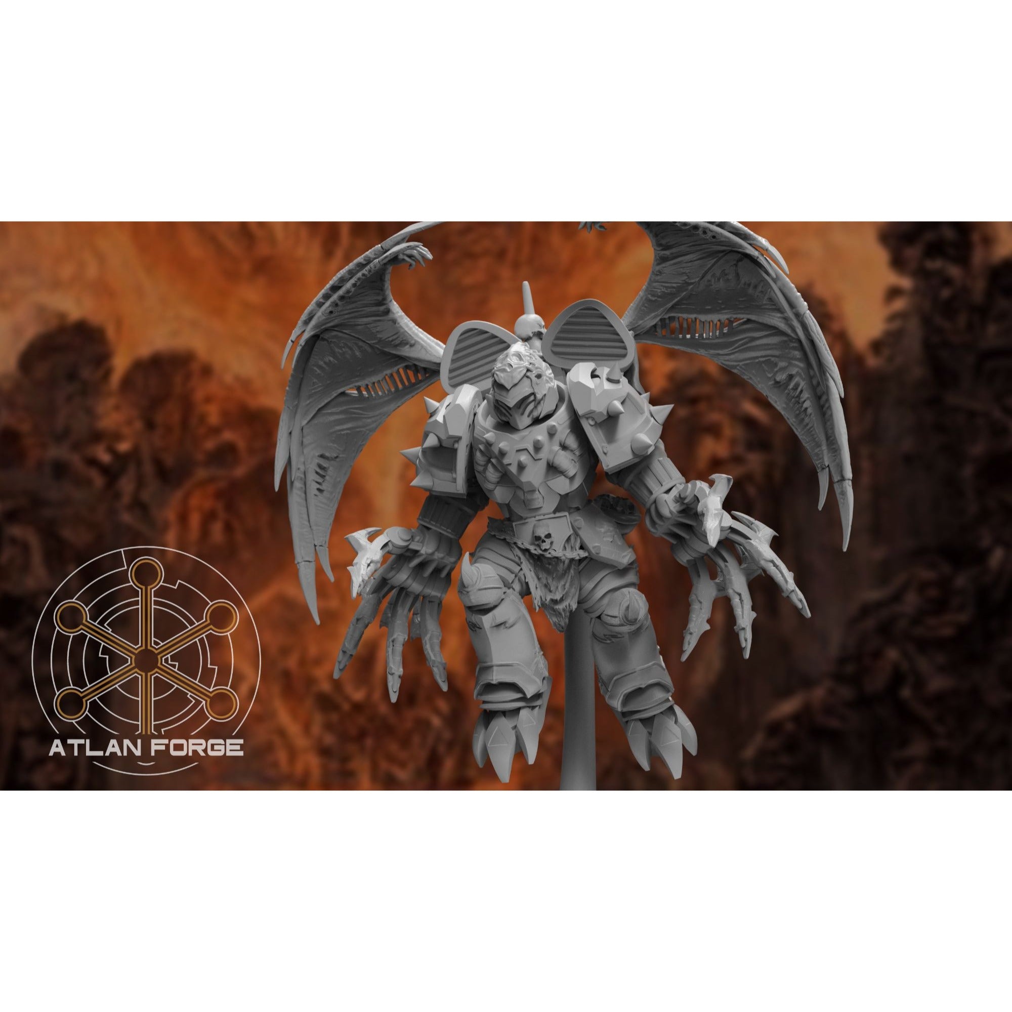 Nekramoroi Spiridus (Devil&#39;s Messengers) - 5 Model Modular Unit 3d Printed Miniature