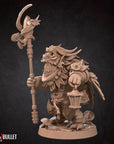 Owlfolk Druid - 3d Printed Miniature by Bite the Bullet