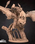 Dwarf Gryphon Rider- 3d Printed Miniature by Bite the Bullet