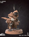 Harengon Rogue - 3d Printed Miniature by Bite the Bullet