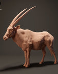 Gemsbok - 3d Printed 1:24 Scale Miniature by Animal Den