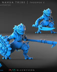 Nahua Troopers - Nahua Axolotl Tribe - 3d Printed Miniature by Dragon Trappers Lodge