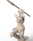 Drakara, the Spear Maiden - 3d Printed Miniature Sculpted by RKS3D