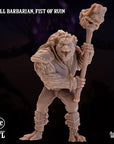 Gnoll Barbarian, Fist of Ruin - 3d Printed Miniature by Arcane Minis