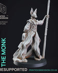 Master Mao, Tabaxi Monk - 3d Printed Miniature by Printed Obsession