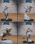 Armored Werewolf Female - 3d Printed Miniature Sculpted by Epic Miniatures