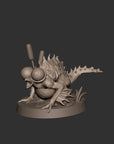 Basilisk - 3d Printed Miniature sculpted by Bite the Bullet