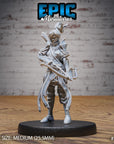 Knight Lady Joan - 3d Printed by Epic Miniatures