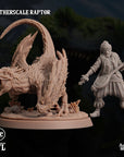 Featherscale Raptor - 3d Printed Miniature by Arcane Minis