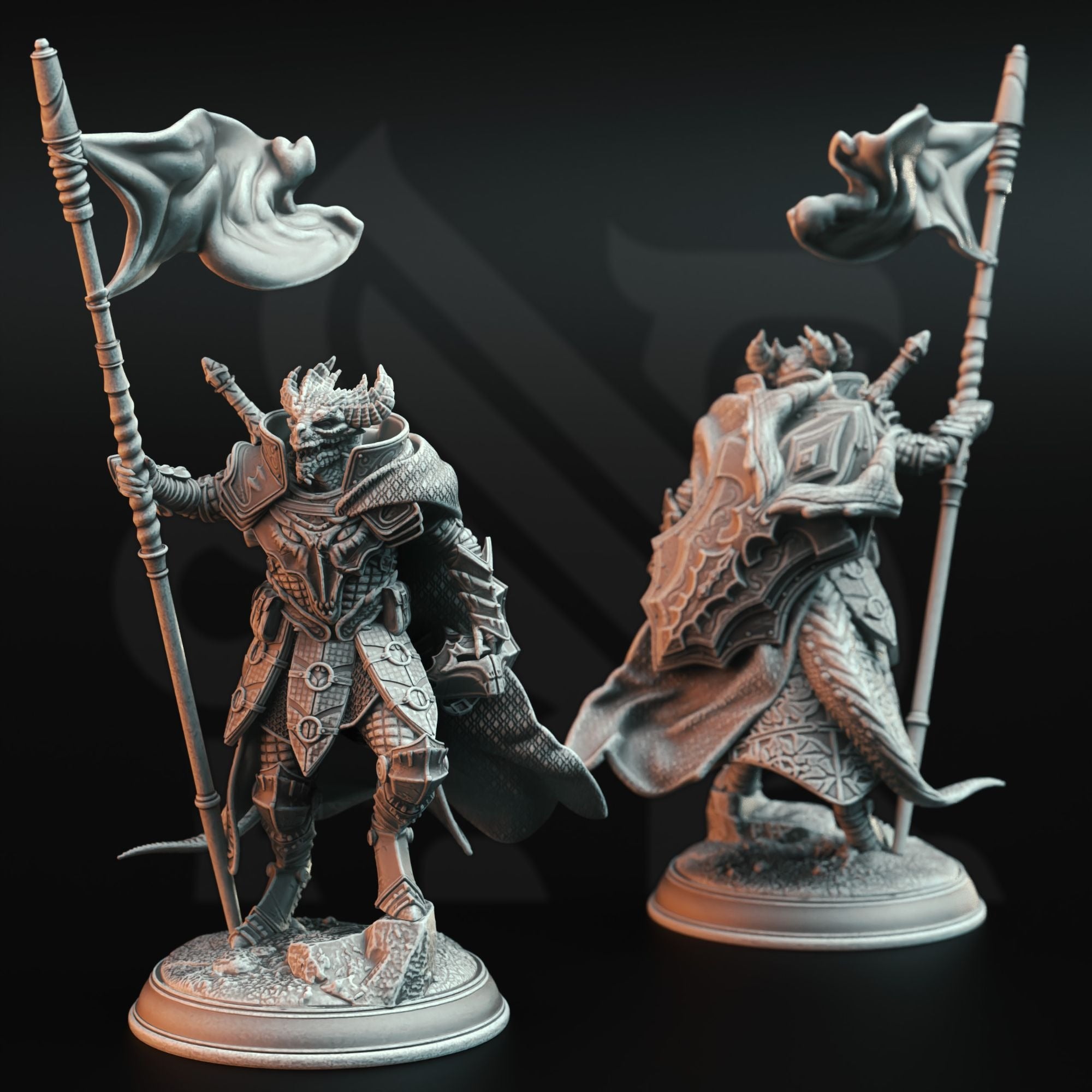 Horakthar - Dragon Commander - 3d Printed Miniature by DM Stash