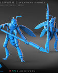 Spearman Drones - Fellswarm - 3d Printed Miniature by Blue Wyvern