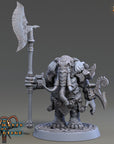 Amarula Decree - Oliphaunts of Red Ridge - 3d Printed Miniature sculpted by Daybreak Miniatures