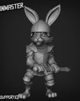 Rabbit Knight - 3d Printed Miniature by Goon Master Games