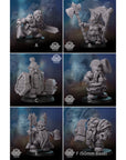 Iron Dwarves Warband - 3d Printed Miniature by DiceHeads