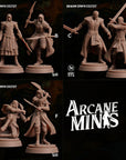 Dragon Spawn Cultist - Scales of Greed - 3d Printed Miniature by Arcane Minis