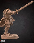 Hero Paladin - Bullet Hell Heroes - 3d Printed Miniature by Bite the Bullet