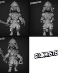 Female Dachsund Warrior - 3d Printed Miniature by Goon Master Games