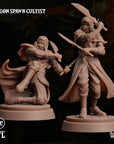 Dragon Spawn Cultist - Scales of Greed - 3d Printed Miniature by Arcane Minis