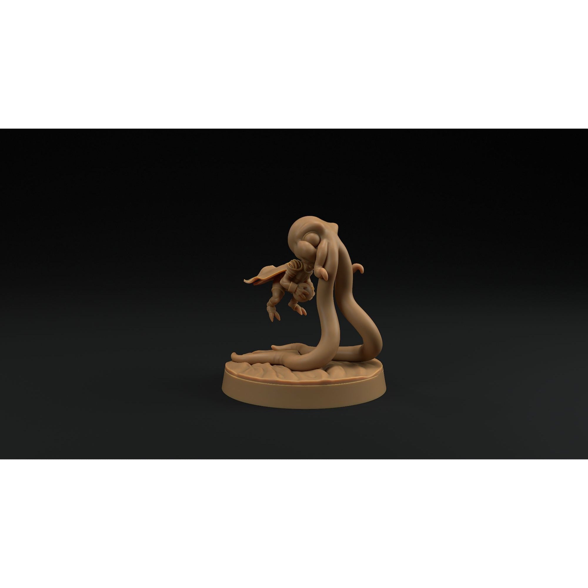 Abby, the Aberrant Aberration (Gnome Squidling) - 3d Printed Miniature by Dragon Trappers Lodge