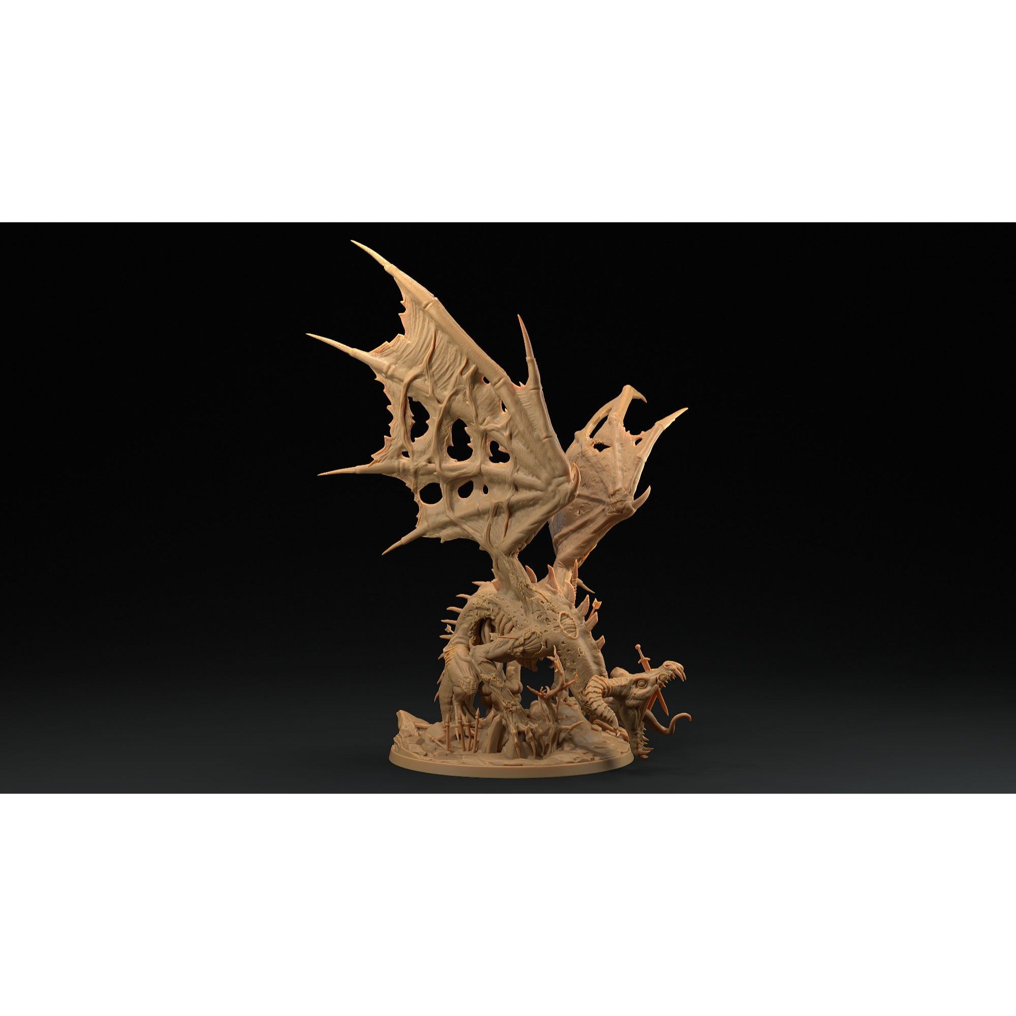 Fellclaw the Rotten - 3d Printed Miniature by Dragon Trappers Lodge