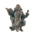 Sorcerer, Dwarf Male - 3d Printed Miniature Sculpted by EC3D