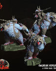 Owlbear Riders - 3d Printed Miniature by Crippled God Foundry