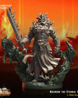 Bremohr the Eternal Flame - 3d Printed Miniature Sculpted by Crippled God Foundry