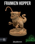 Franken Hopper Glowhopper - 3d Printed Miniature by Dragon Trappers Lodge