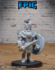 Torch Knight - 3d Printed Miniature Sculpted by Epic Miniatures