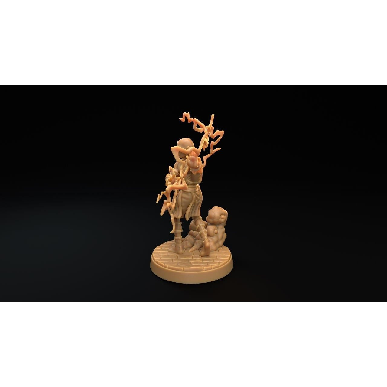 Jetsun, the Cleanser - 3d Printed Miniature by Dragon Trappers Lodge