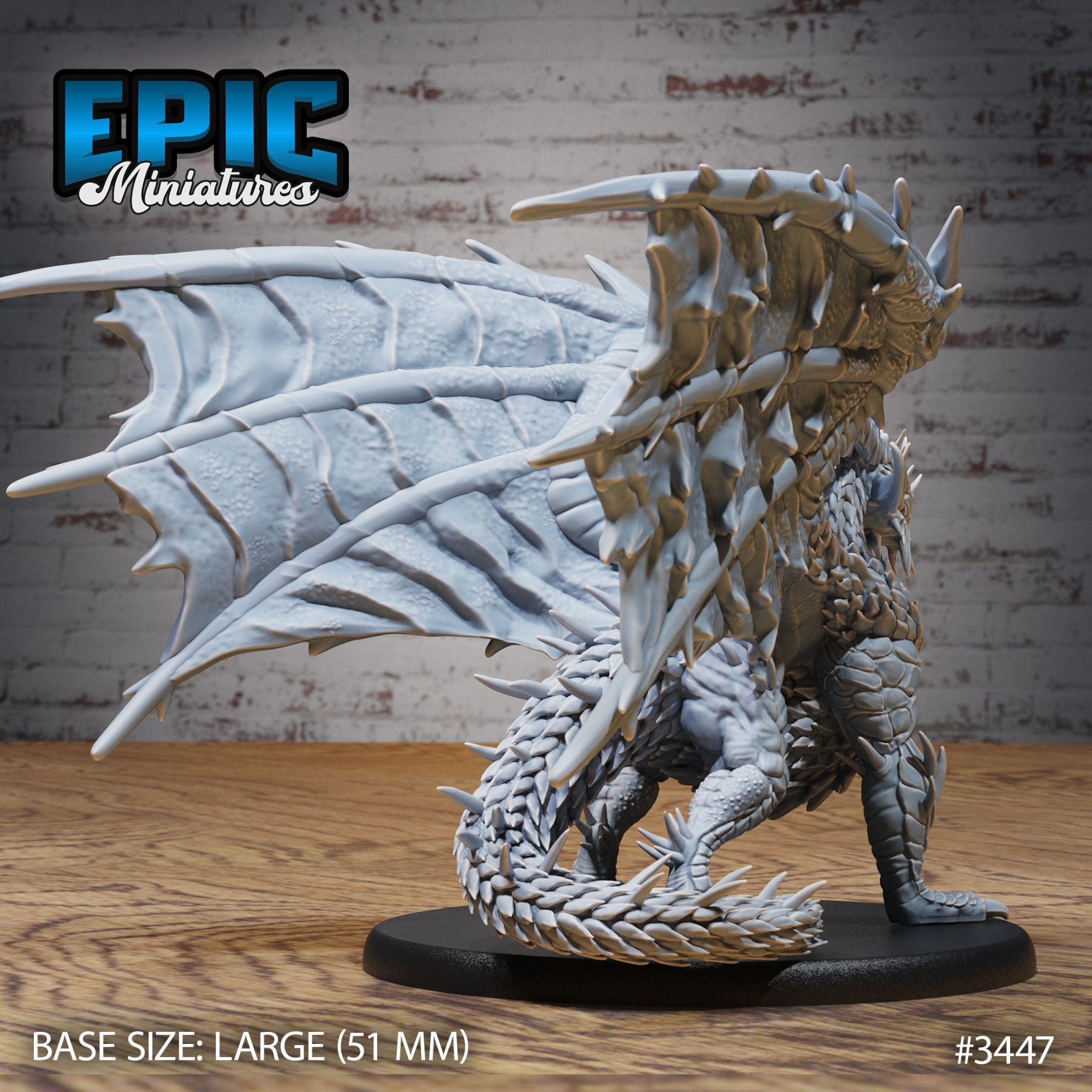 Cactus Dragon - 3d Printed by Epic Miniatures