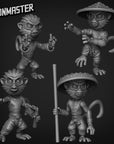 Monkey Monk - 3d Printed Miniature by Goon Master Games