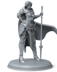 Tiana, Paladin of Justice - 3d printed Miniature by Fireforge Studi