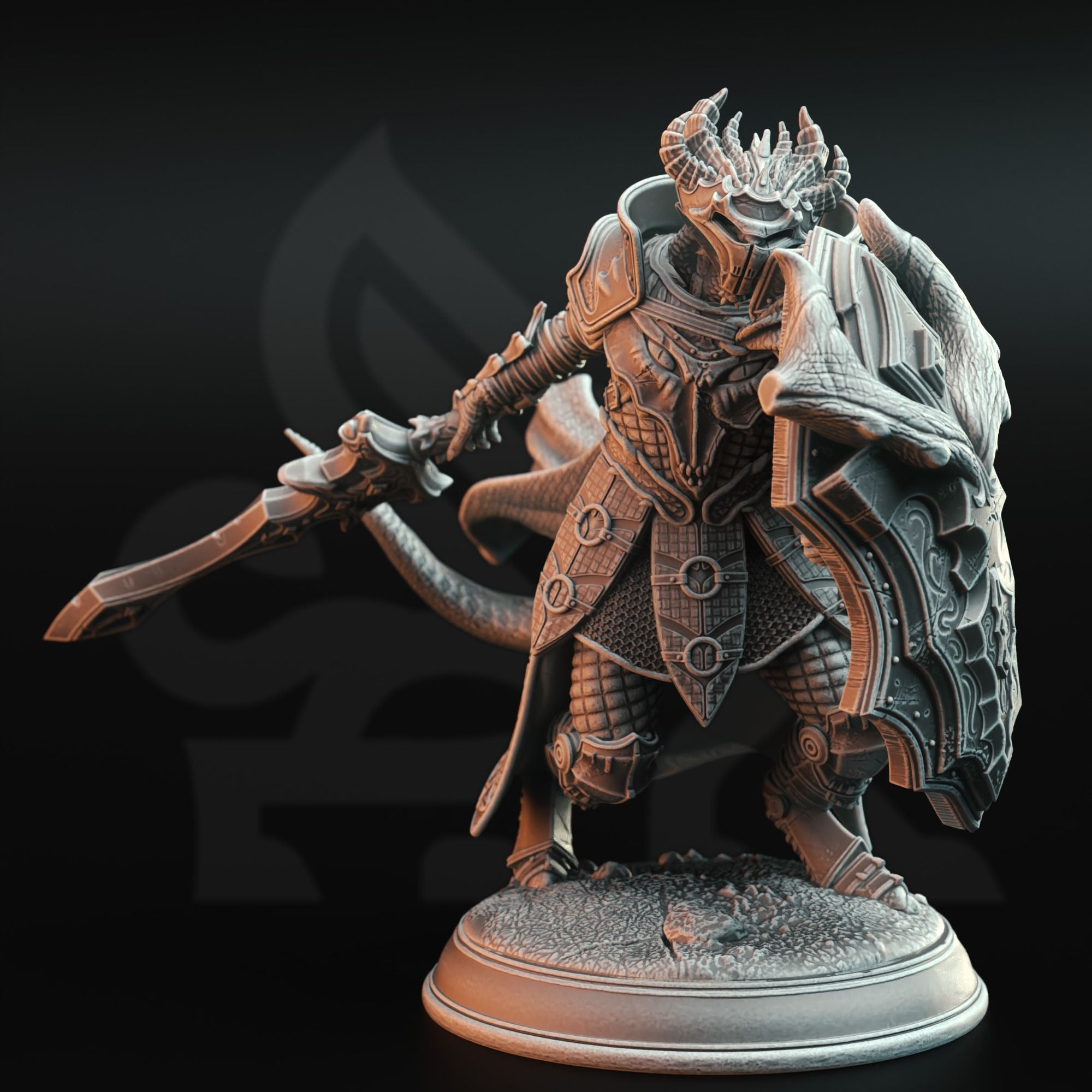 Horakthar - Dragon Commander - 3d Printed Miniature by DM Stash