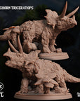 Craghorn Triceratops - 3d Printed Miniature by Arcane Minis