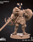 Tiefling Paladin - 3d Printed Miniature by Bite the Bullet