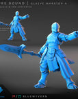 Glaive Warriors - Azure Bound - 3d Printed Miniature by Blue Wyvern