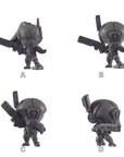 Dish warriors and anger suits - 3d Printed Grimdark Cuteness Chibi Miniature