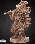 Dragonborn Barbarian - 3d Printed Miniature sculpted by Bite the Bullet