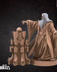 Dark Wizard - Bullet Rings: Evil- 3d Printed Miniature sculpted by Bite the Bullet