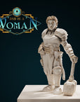 Dwarf Cleric – Manhilde - 3d Printed Miniature by DND Is A Woman