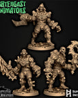 Wargast Kludge-Brute - Blightergast Reanimators - 3d Printed Miniature by Battle Yak Miniatures