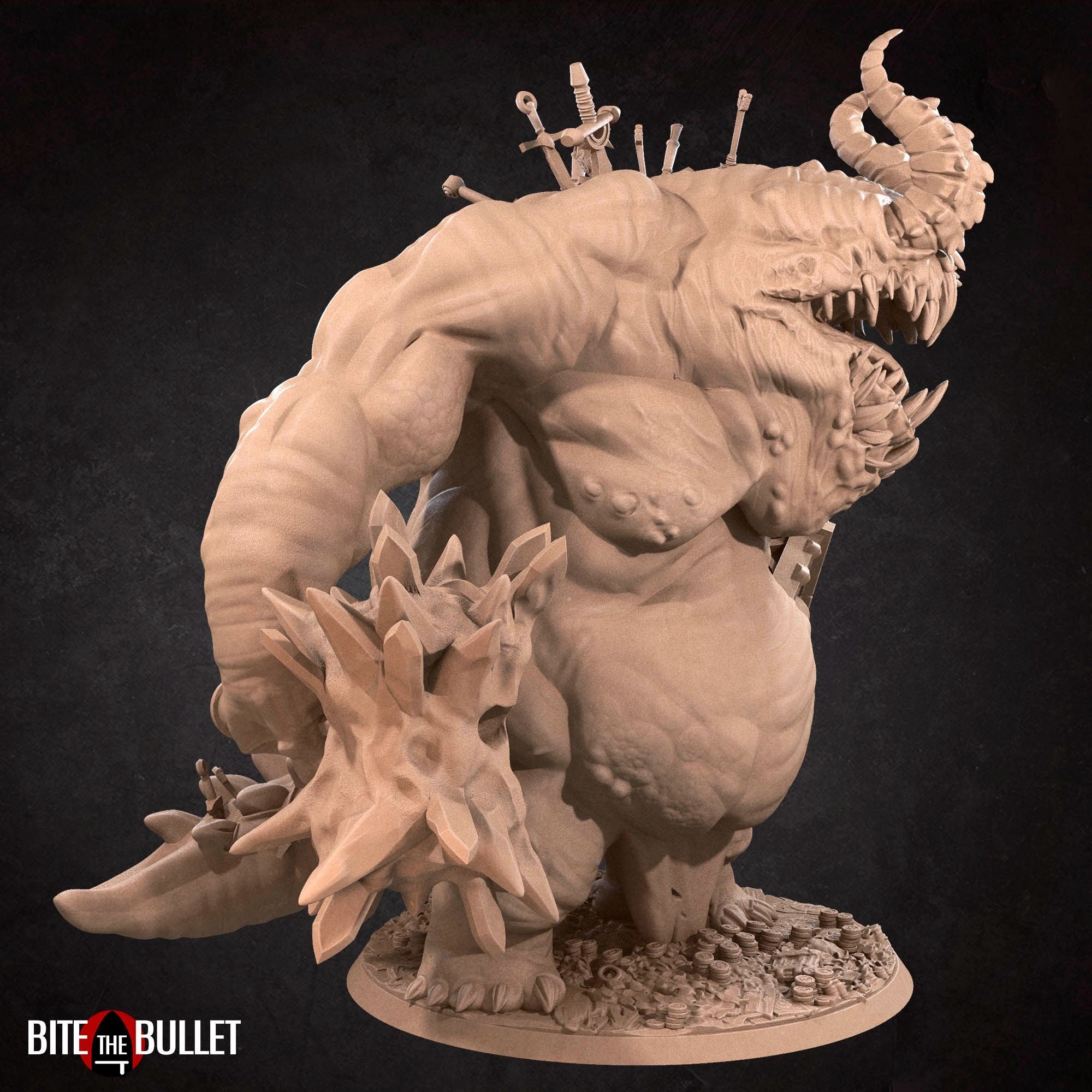 Greed - Bullet Hell Heroes - 3d Printed Miniature by Bite the Bullet