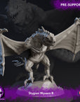 Stygian Wyverns - Stygian Scalebound - 3d Printed Miniature by Blackcrest Miniatures