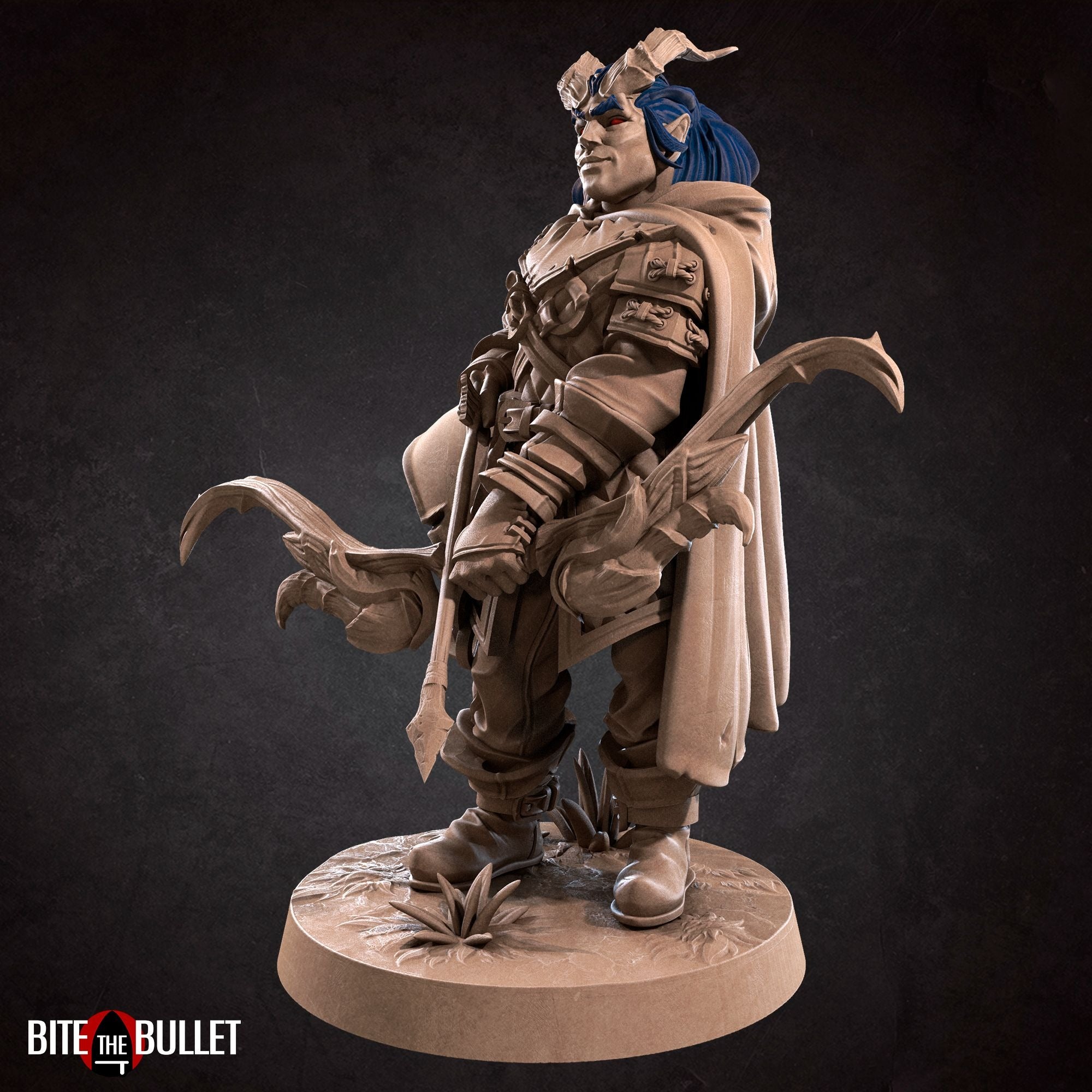 Tiefling Ranger - 3d Printed Miniature by Bite the Bullet