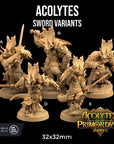 Acolytes - Acolytes of the Primordials - 3d Printed Miniature by Dragon Trappers Lodge