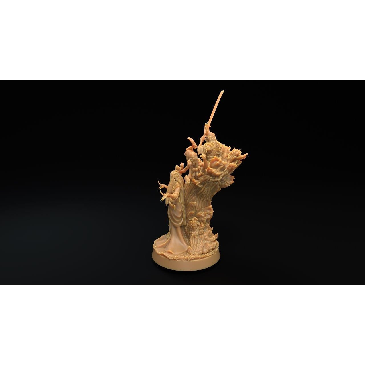 Quen Shi, The River Witch - 3d Printed Miniature by Dragon Trappers Lodge