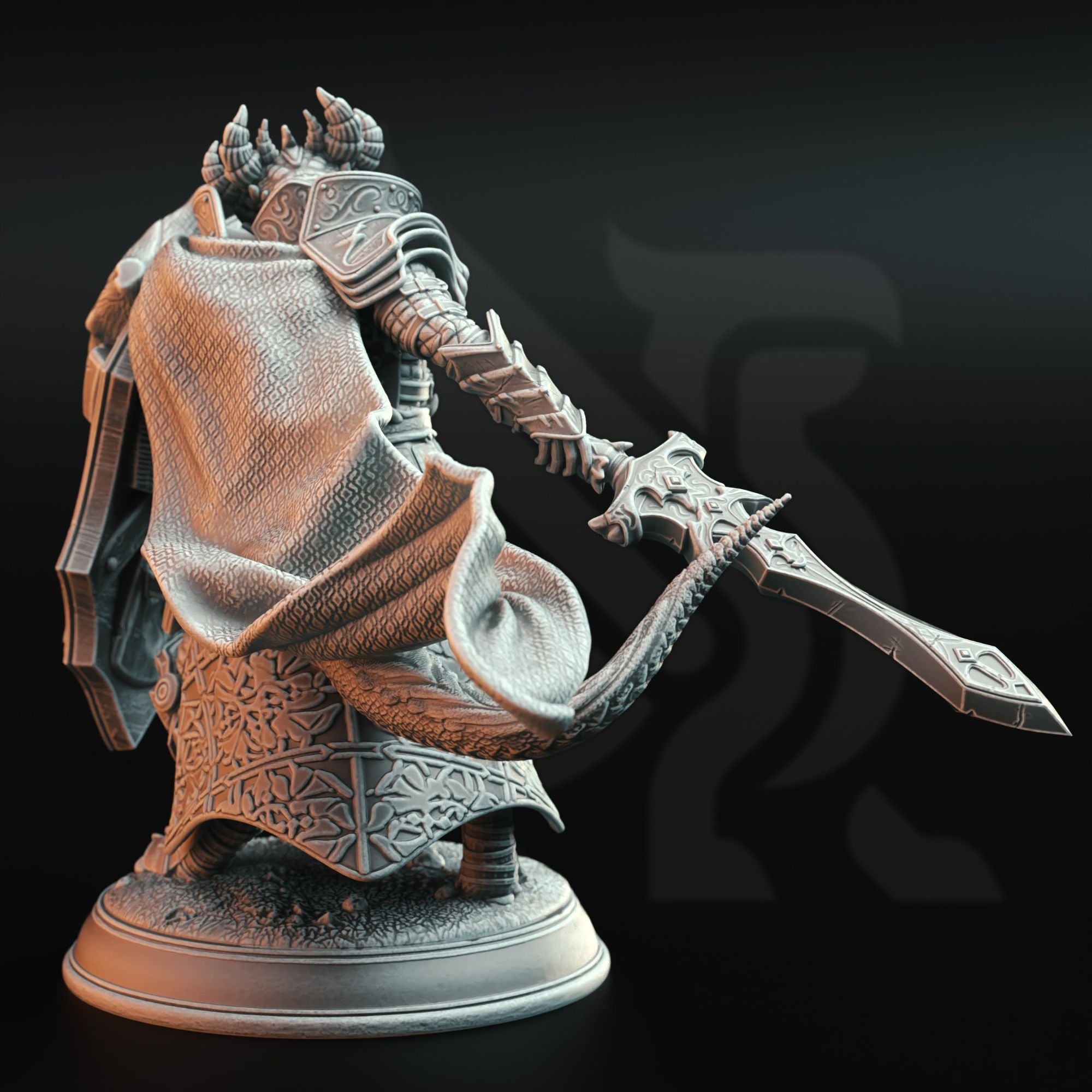 Horakthar - Dragon Commander - 3d Printed Miniature by DM Stash